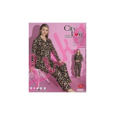 Women's turkish pajamas City Love 8894