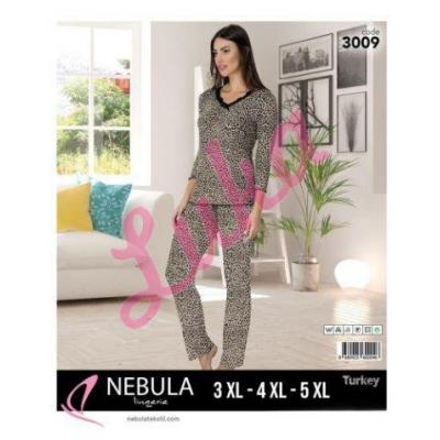 Women's turkish pajamas Nebula 3009BIG