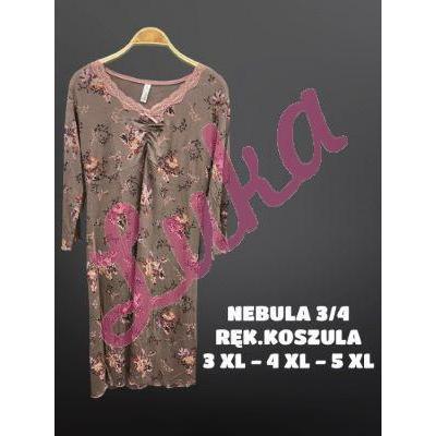 Women's turkish Nightgown Nebula 12918BIG