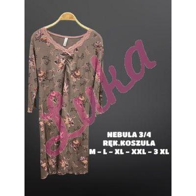 Women's turkish Nightgown Nebula 12918