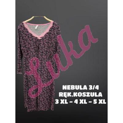 Koszula nocna turecka Nebula 12916BIG