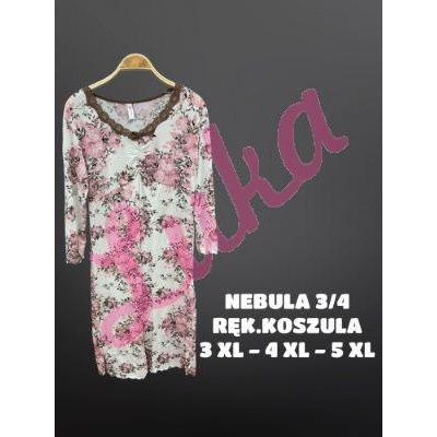 Women's turkish Nightgown Nebula 12911BIG