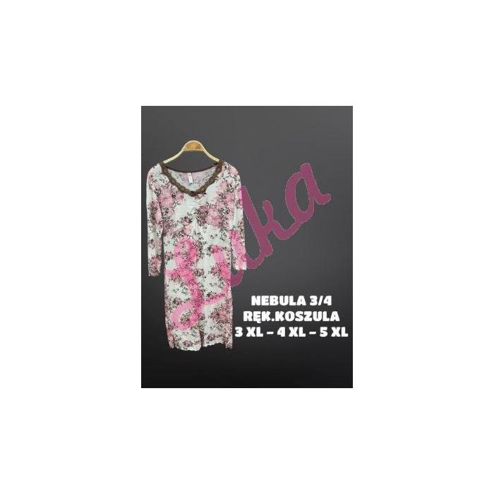 Women's turkish Nightgown Nebula 12911BIG