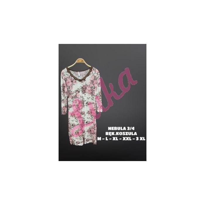 Women's turkish Nightgown Nebula 12911