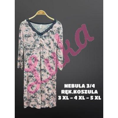 Women's turkish Nightgown Nebula 12920BIG
