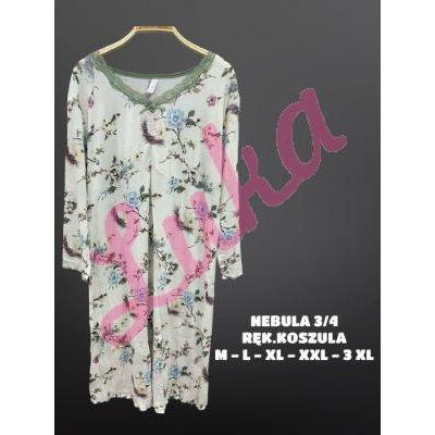 Women's turkish Nightgown Nebula 12912