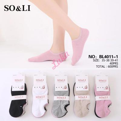 Women's low cut socks So&Li Mink AK012-2