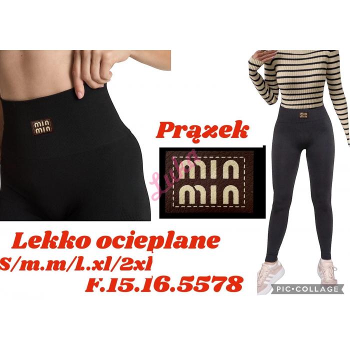 Legginsy damskie C018576 Ocieplane