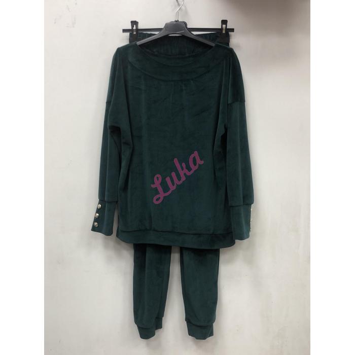 Komplet damski Polska NOO-623 Welur