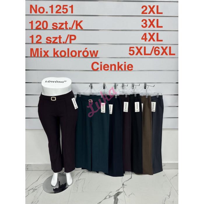 Spodnie damskie FYV LOWONG no-1295