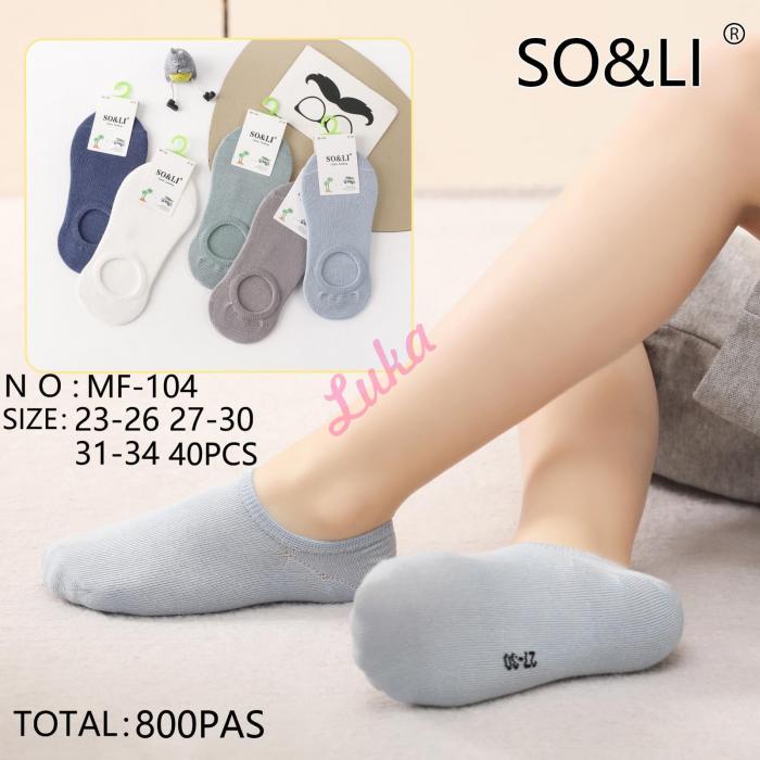 Kid's low cut socks SO&LI MF-004