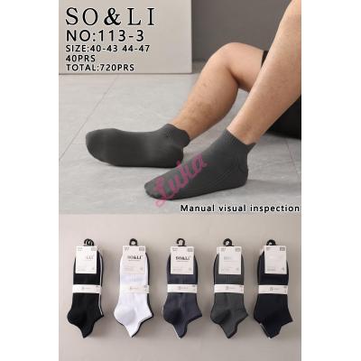 Men's socks SO&LI 113-3