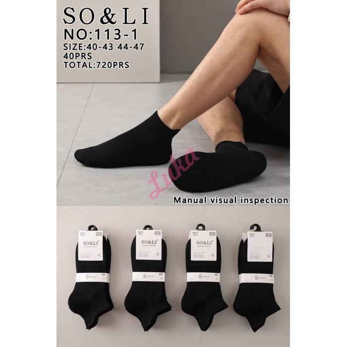 Men's socks SO&LI 113-2
