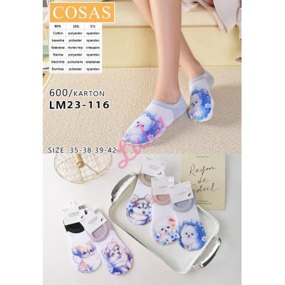 Women's low cut socks Cosas LCP23-115