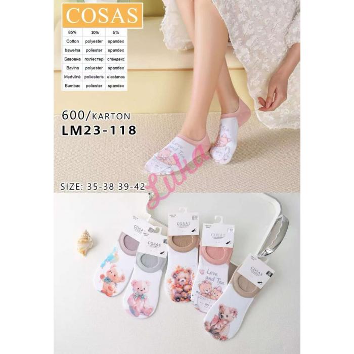 Women's low cut socks Cosas LCP23-117