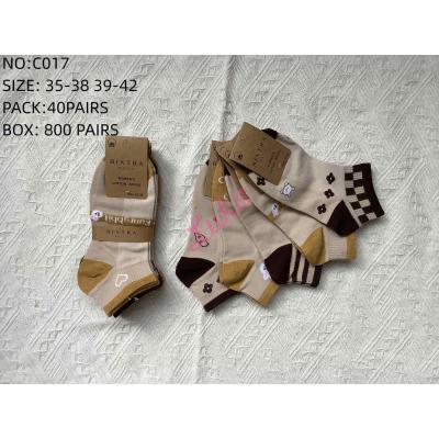Women's Low Cut Socks Bixtra C017