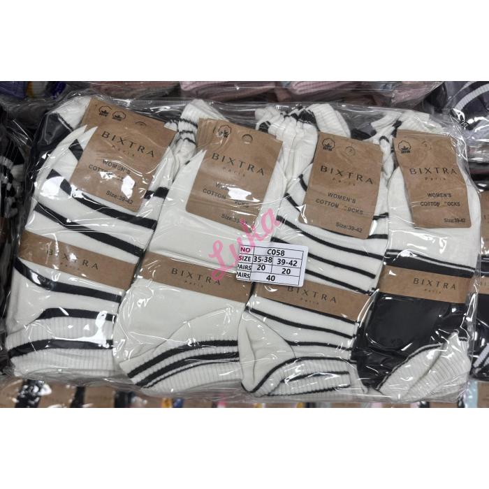 Women's Low Cut Socks Bixtra C059