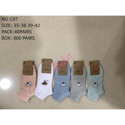 Women's Low Cut Socks Bixtra D012