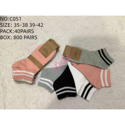 Women's Low Cut Socks Bixtra C035