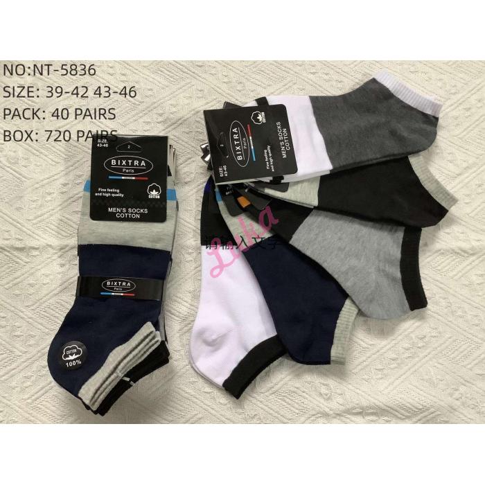 Men's low cut socks Bixtra NT-5836