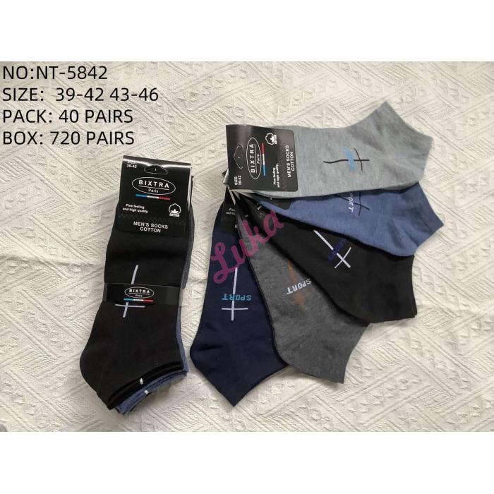 Men's low cut socks Bixtra NT-5843