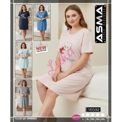 Women's turkish nightgown Asma 16592