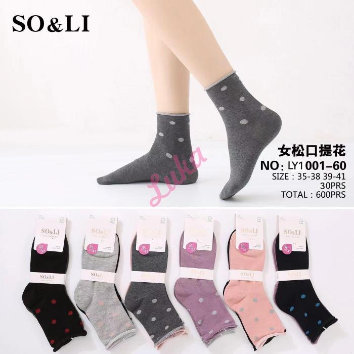 men's pressure-free socks SO&LI BL6025-4