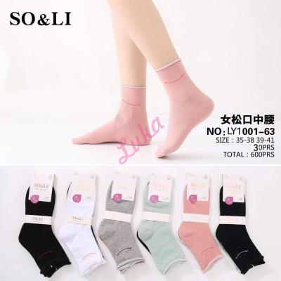 Women's pressure-free socks SO&LI LY1001-63