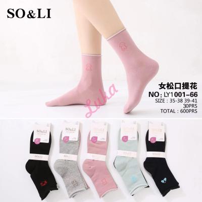 Women's pressure-free socks SO&LI LY1001-66