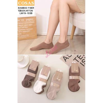 Women's bamboo ballet socks Cosas LM19-103B