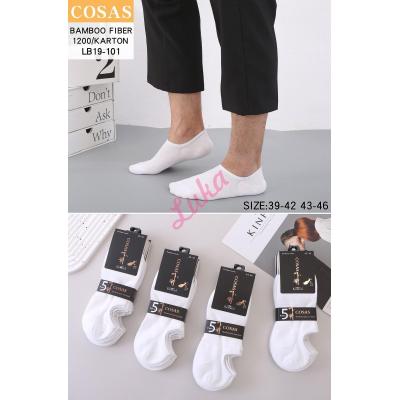 Men's bamboo low cut socks Cosas LB19-101