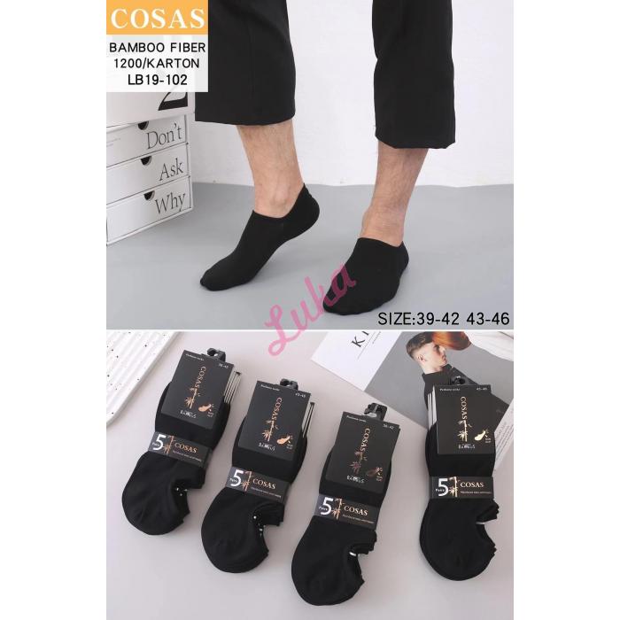 Men's bamboo low cut socks Cosas LB19-102