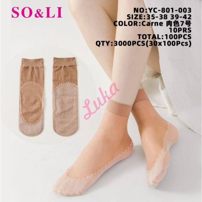 Women's Socks So&Li YC801-2