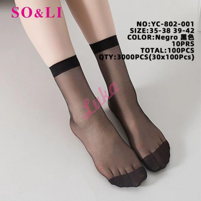 Skarpety damskie So&Li YC801-4