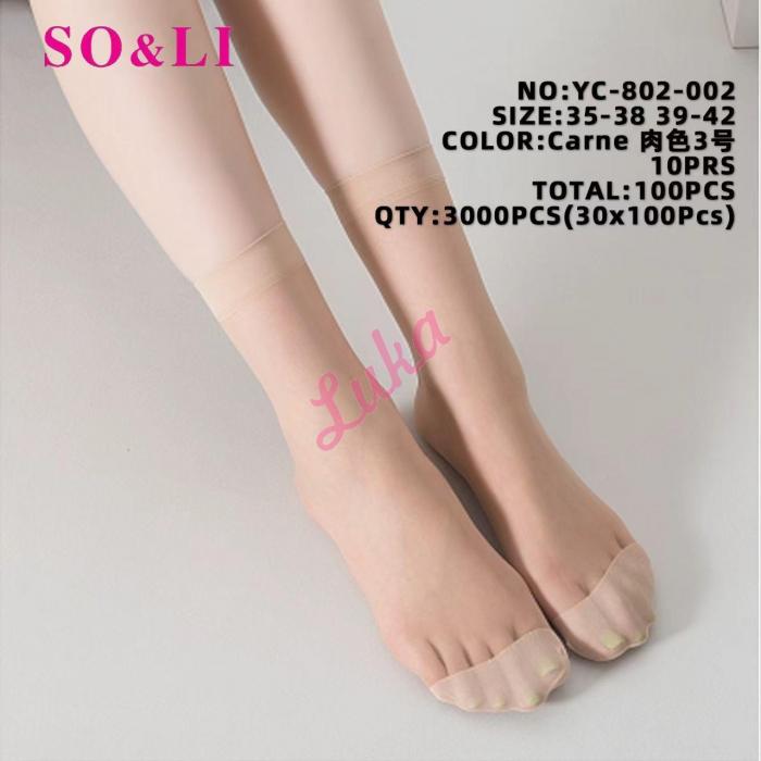 Skarpety damskie So&Li YC802-1