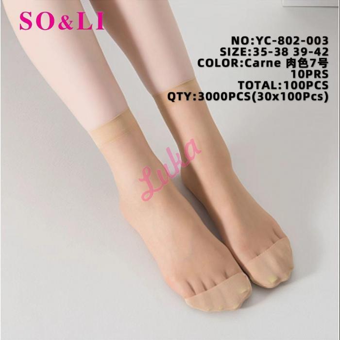 Skarpety damskie So&Li YC802-2