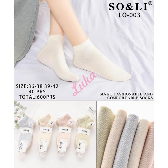 Women's Socks So&Li YC802-4