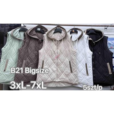 Bezrękawnik damski B21-BigSize