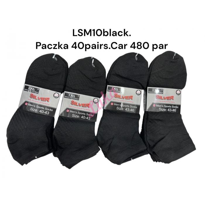 Men's low cut Socks D&A LSM-10 black