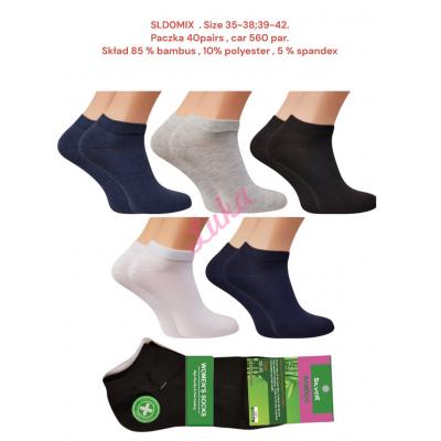 Women's bamboo Low Cut Socks Silver WHITE