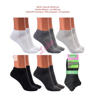 Women's bamboo Low Cut Socks Silver SDL-10