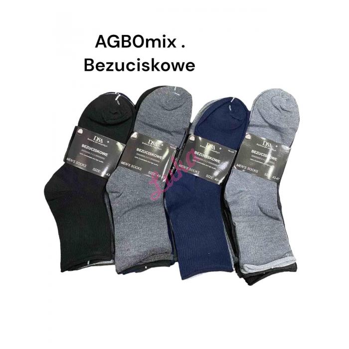 Men's pressure free Socks Silver AGB-0 mix