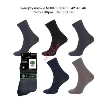 Men's MODAL Socks Silver MOD-001