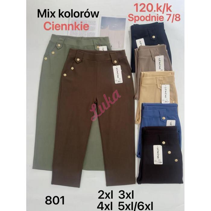 Spodnie damskie FYV LOWONG no-801