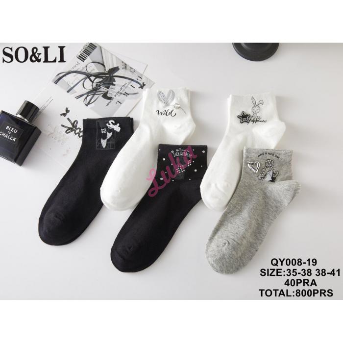 Women's Socks So&Li QY008-9