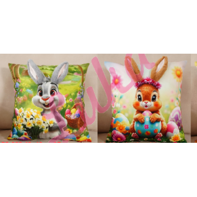 Poszewka welurowa z nadrukiem 3D 40x40 cm wlk-04