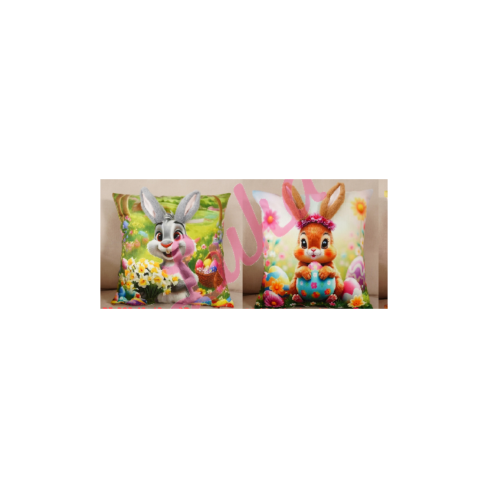 Poszewka welurowa z nadrukiem 40x40 cm