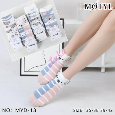Women's low cut socks Motyl MF-006 ALPAKA