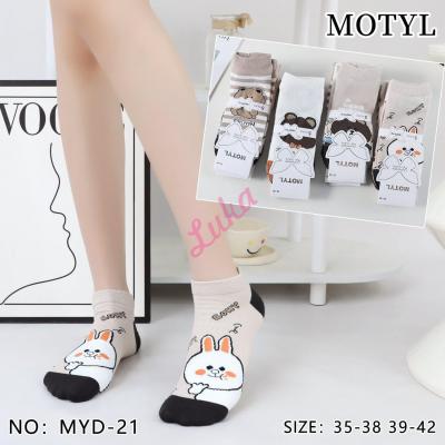 Women's low cut socks Motyl MYD-20
