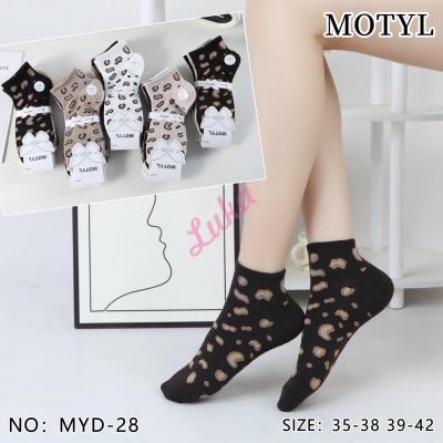 Women's low cut socks Motyl MYD-30